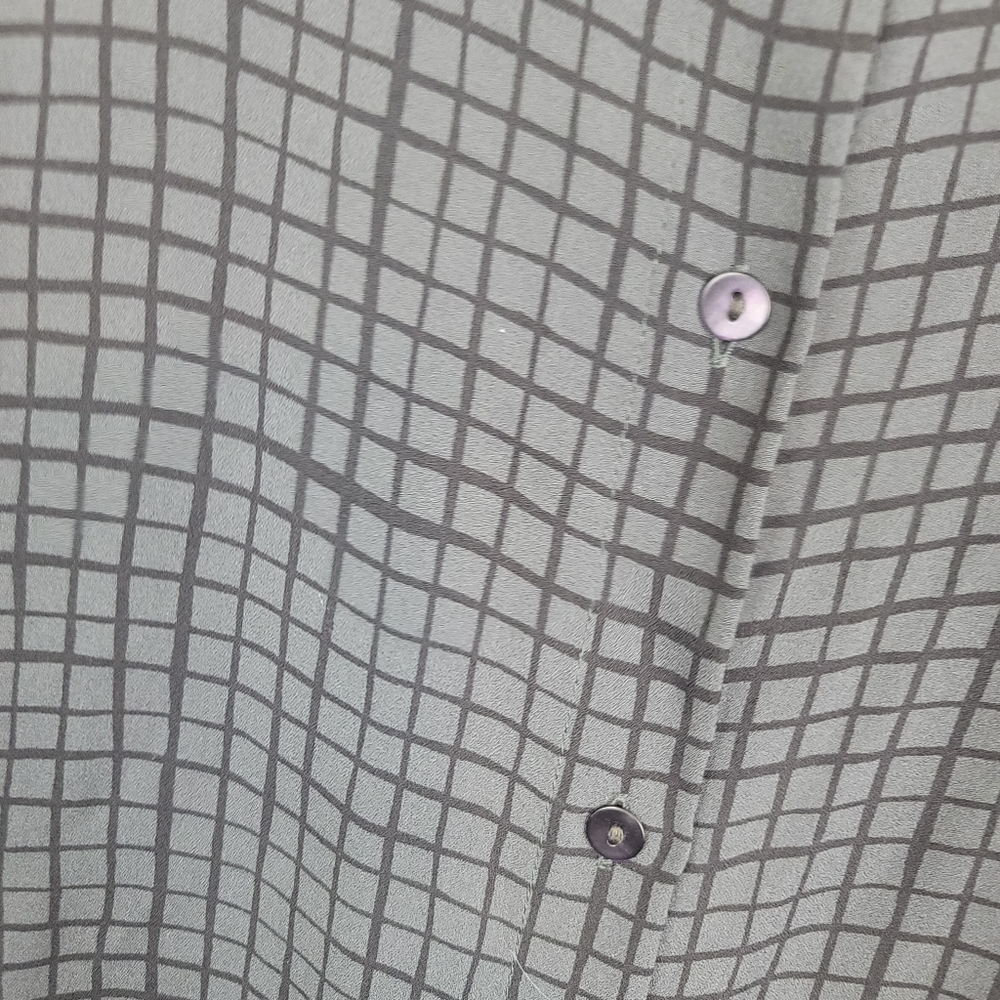 Eileen Fisher 100% Silk Button Down Shirt Dress size XL - Picture 3 of 7
